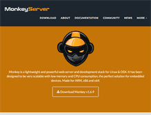 Tablet Screenshot of git.monkey-project.com